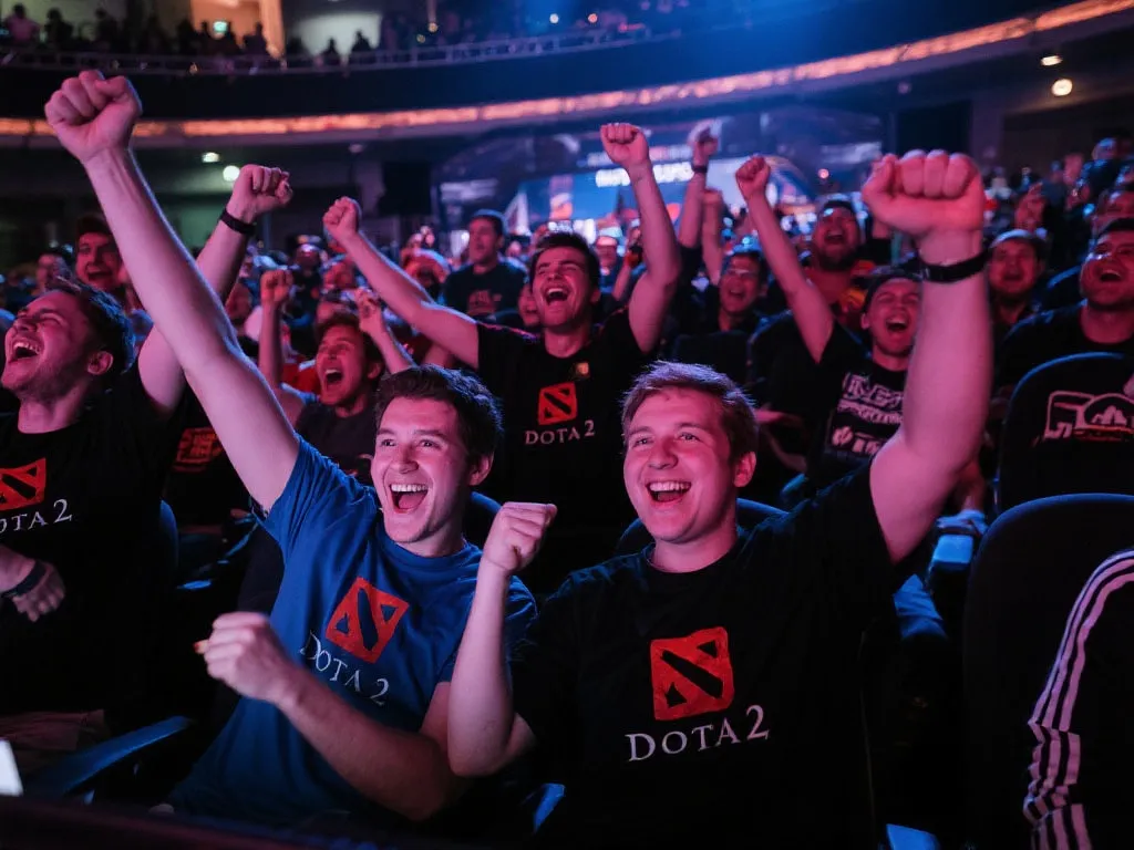 Dota 2社区线上水友赛现场